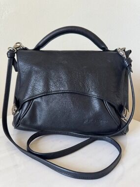 Vintage R. Paul Zeller Mini Satchel, Black Leather